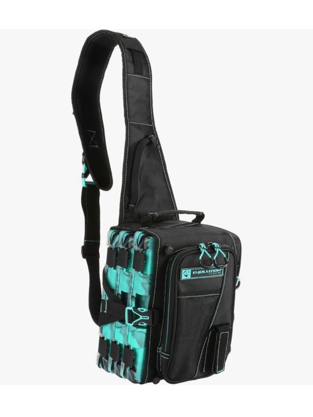 Evolution Outdoors Drift 3600 Tackle Sling Pack Fishing Bag Seafoam Green